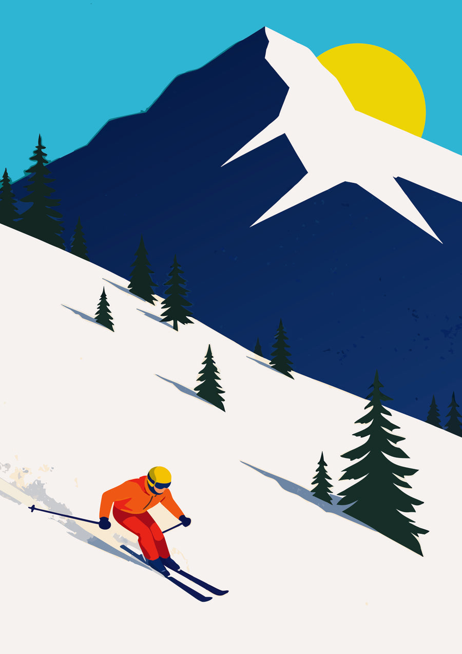 Go Ski - Print Only frame