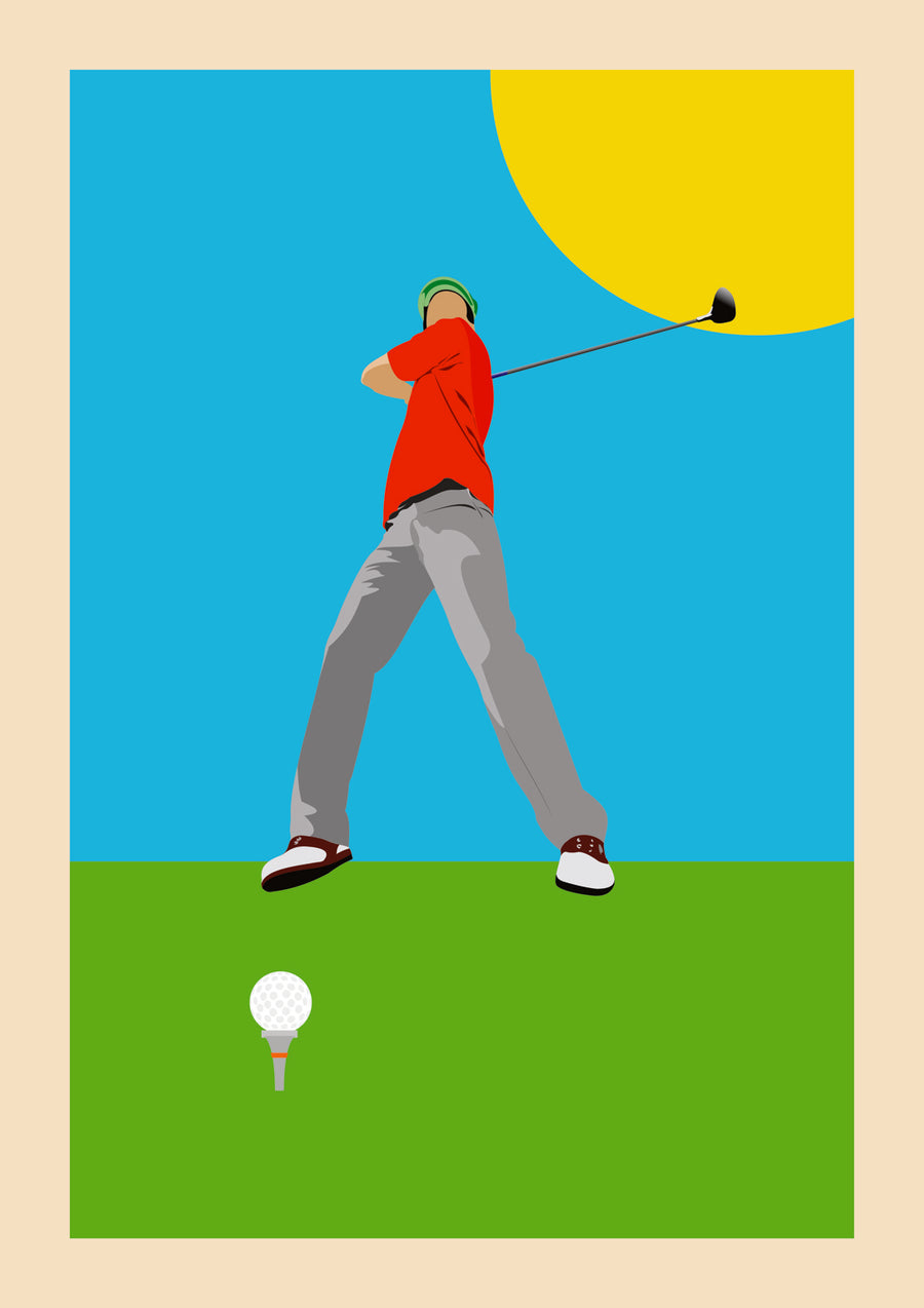Tee Shot - Print Only frame