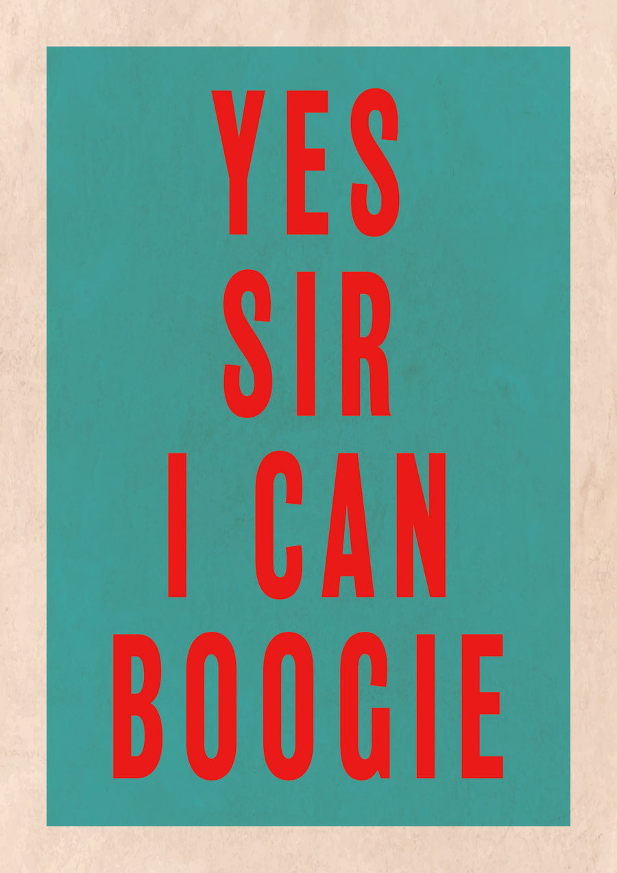 Yes Sir - Print Only frame