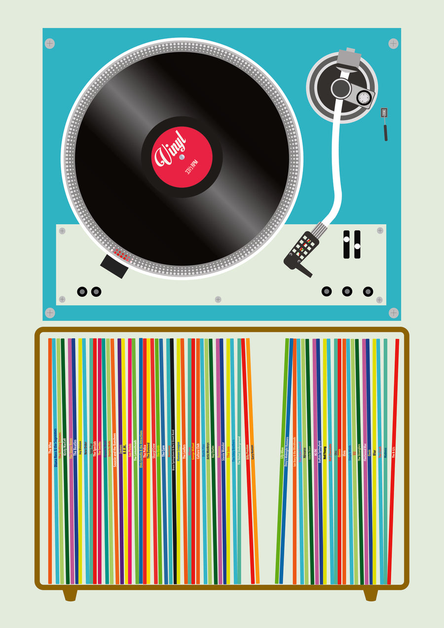 Vinyl Stack - Print Only frame