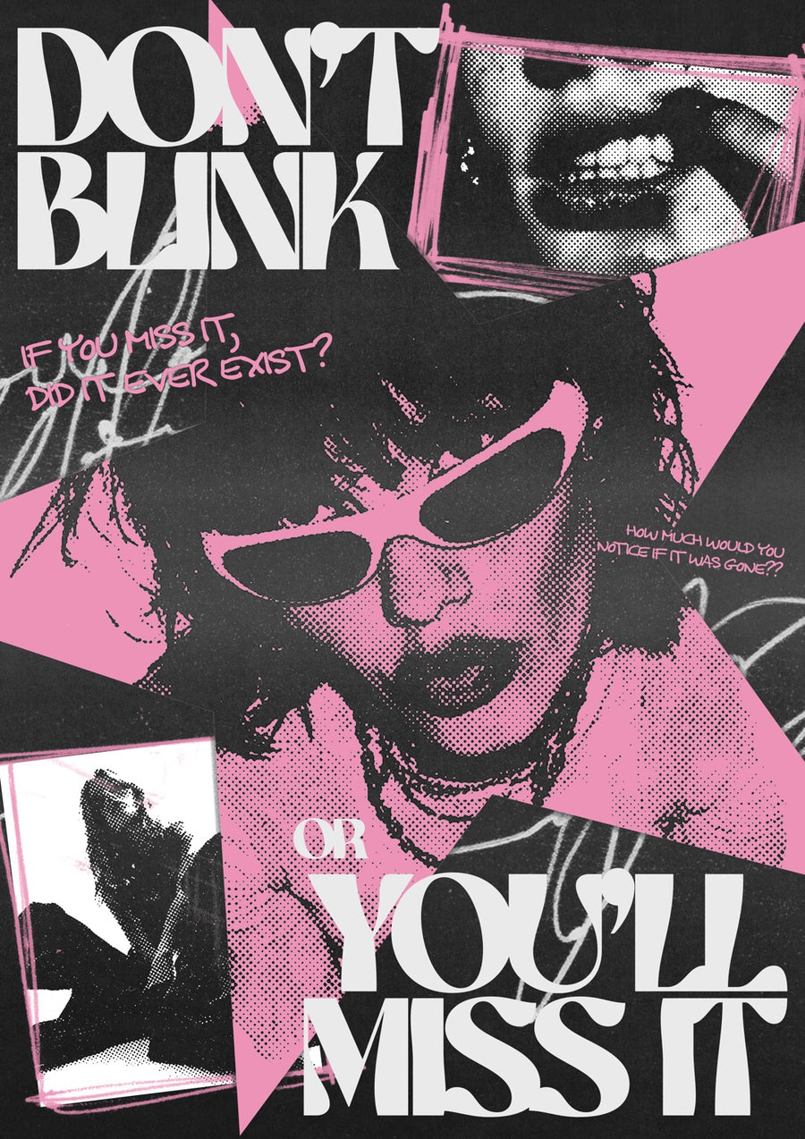 Dont Blink - Print Only frame