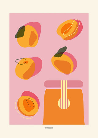Abrikozen print