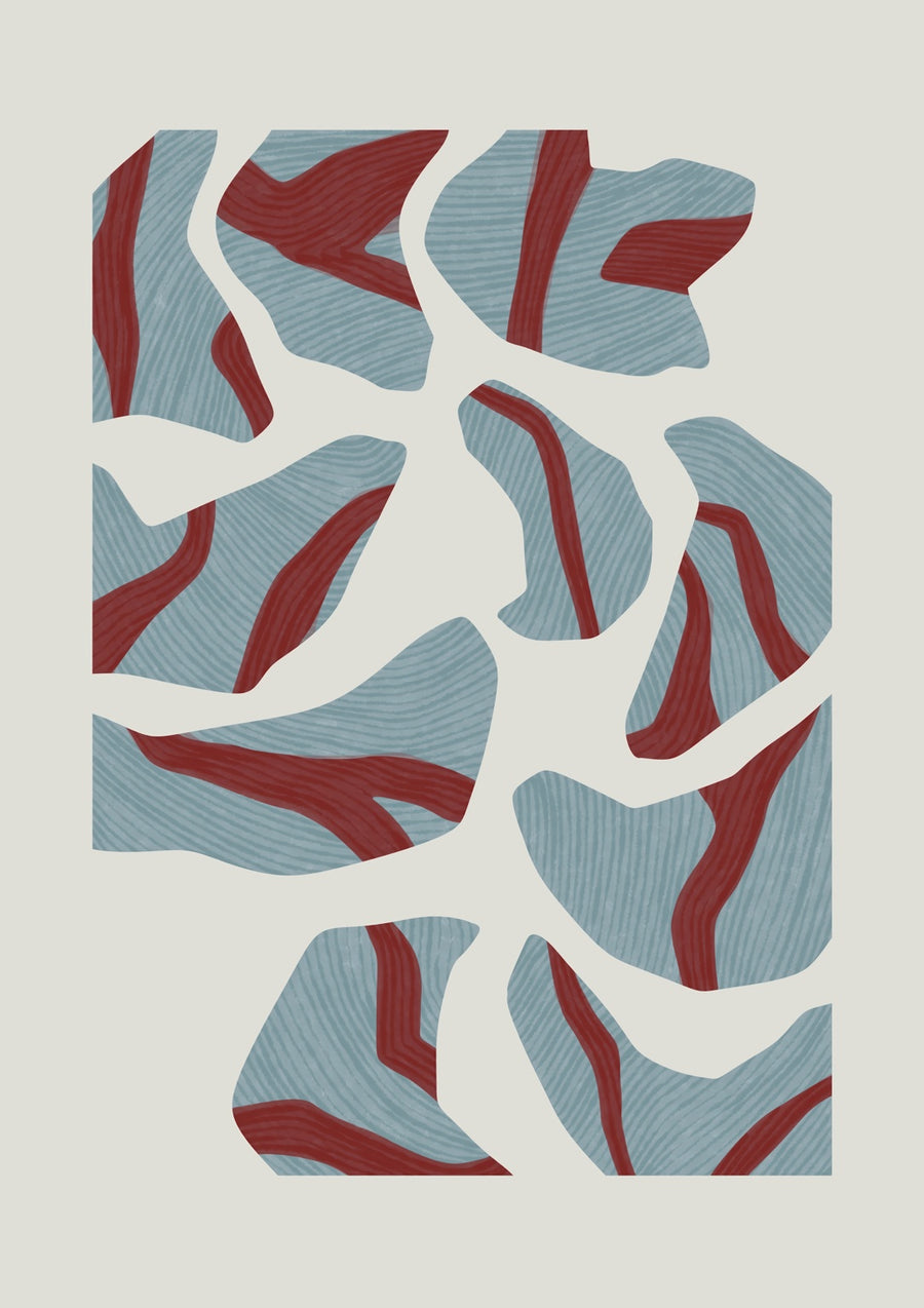 Feuilles - Print Only frame
