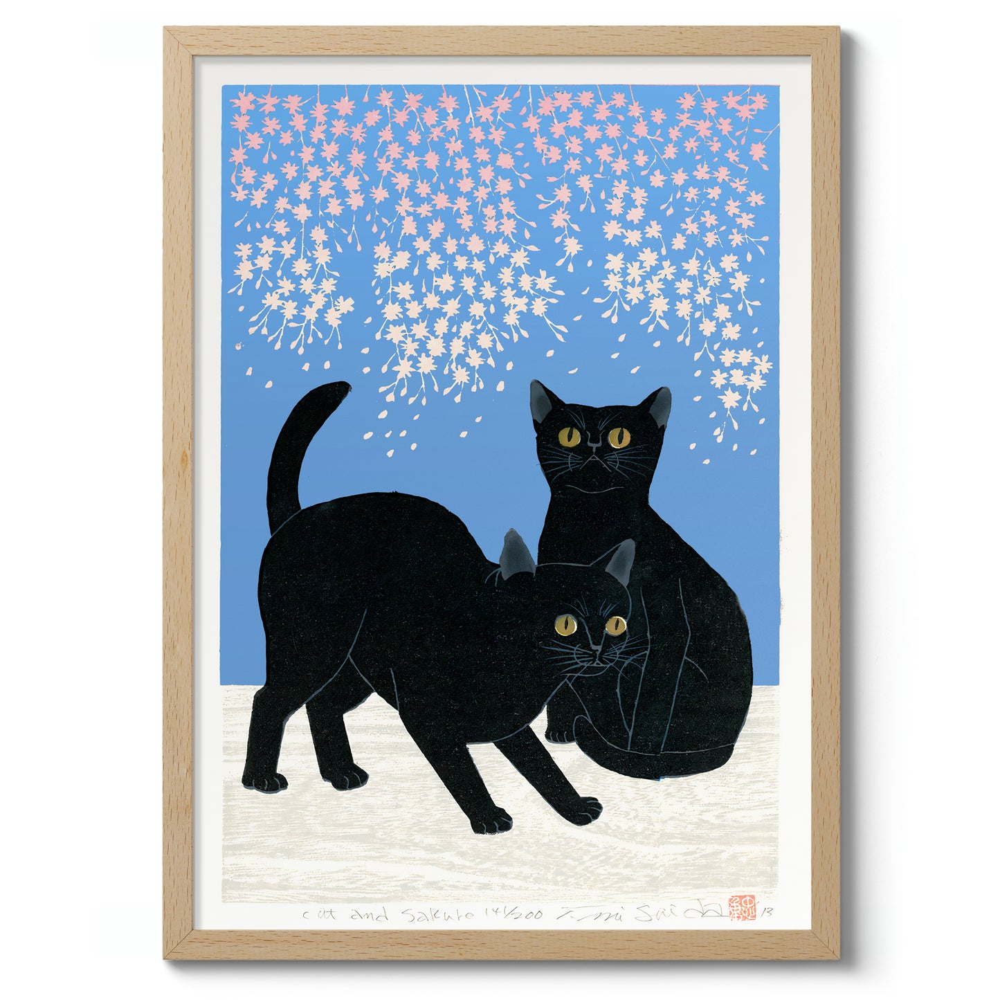 Katter & Körsbärsblommor