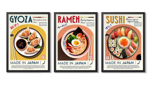 Japanese Cuisine - Set of 3