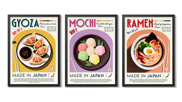 Japanese Cuisine - Set of 3