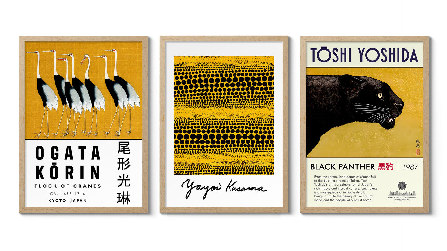 Japanese Exhibition - Set of 3