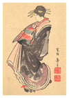 Japanese Woman print
