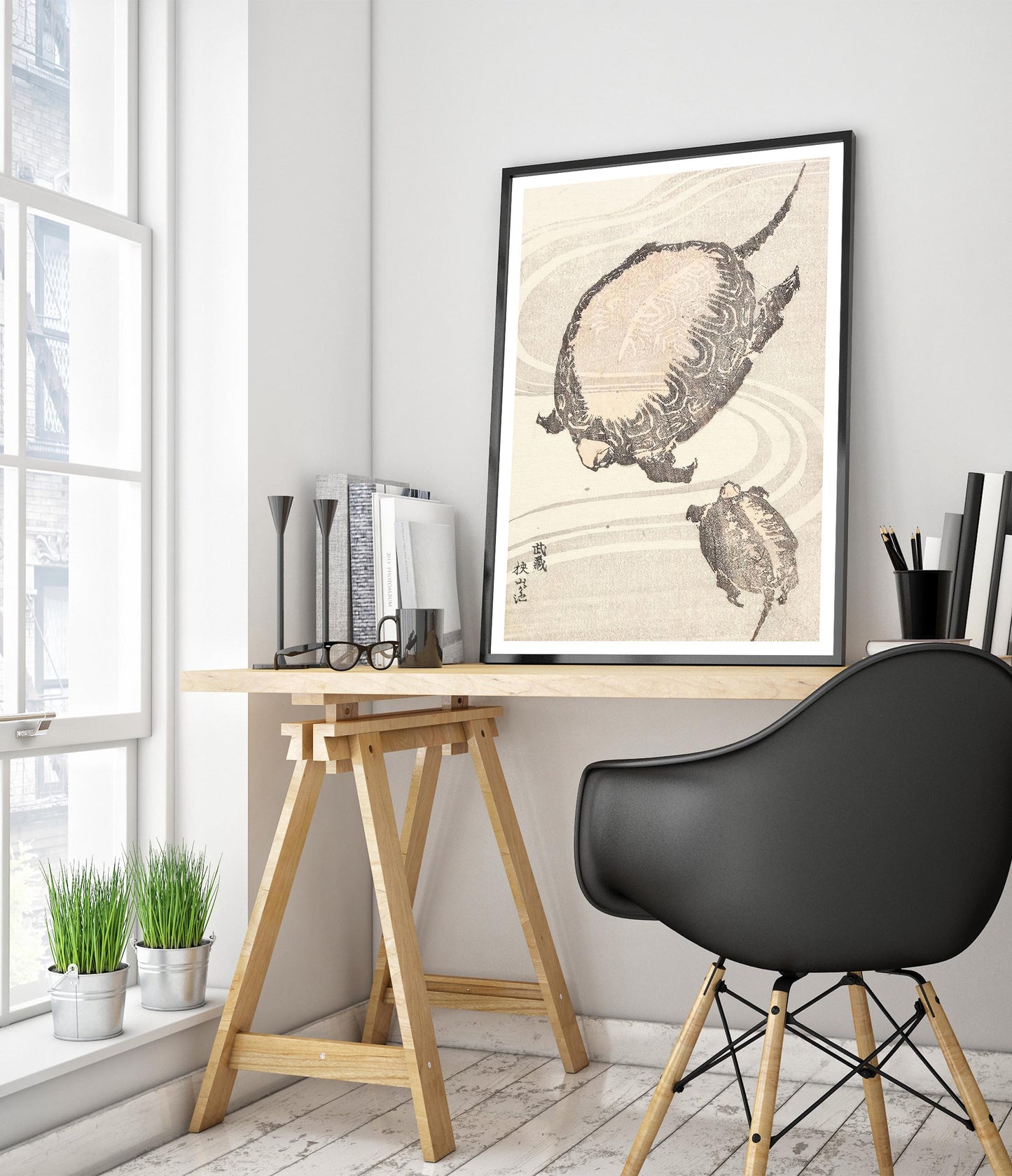 Sayama-Ga-Ike-Teich in der Provinz Musashi