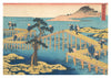 Ancient View of Yatsuhashi in Mikawa Province print
