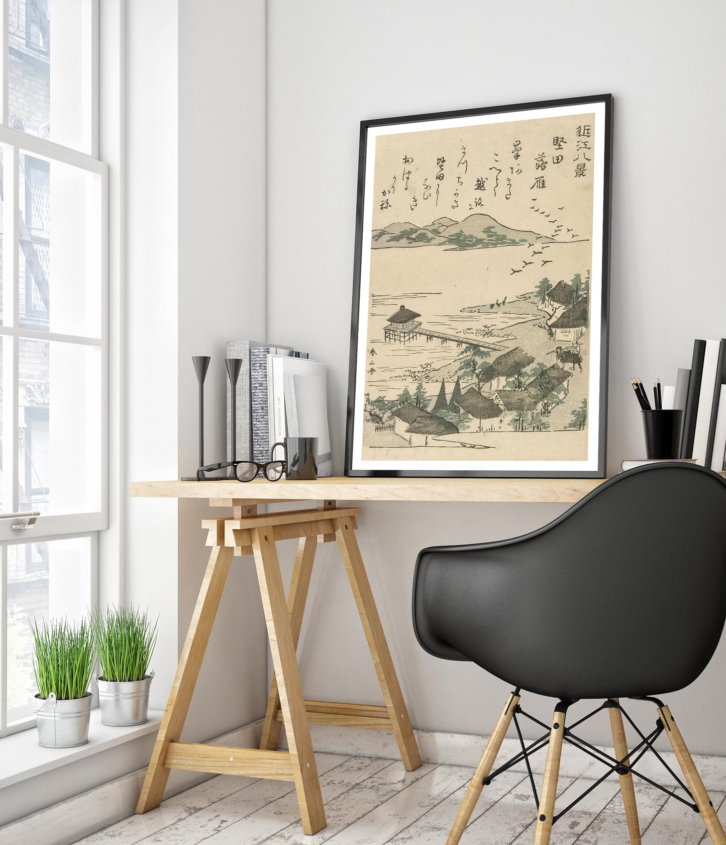 Geese Descending at Katada