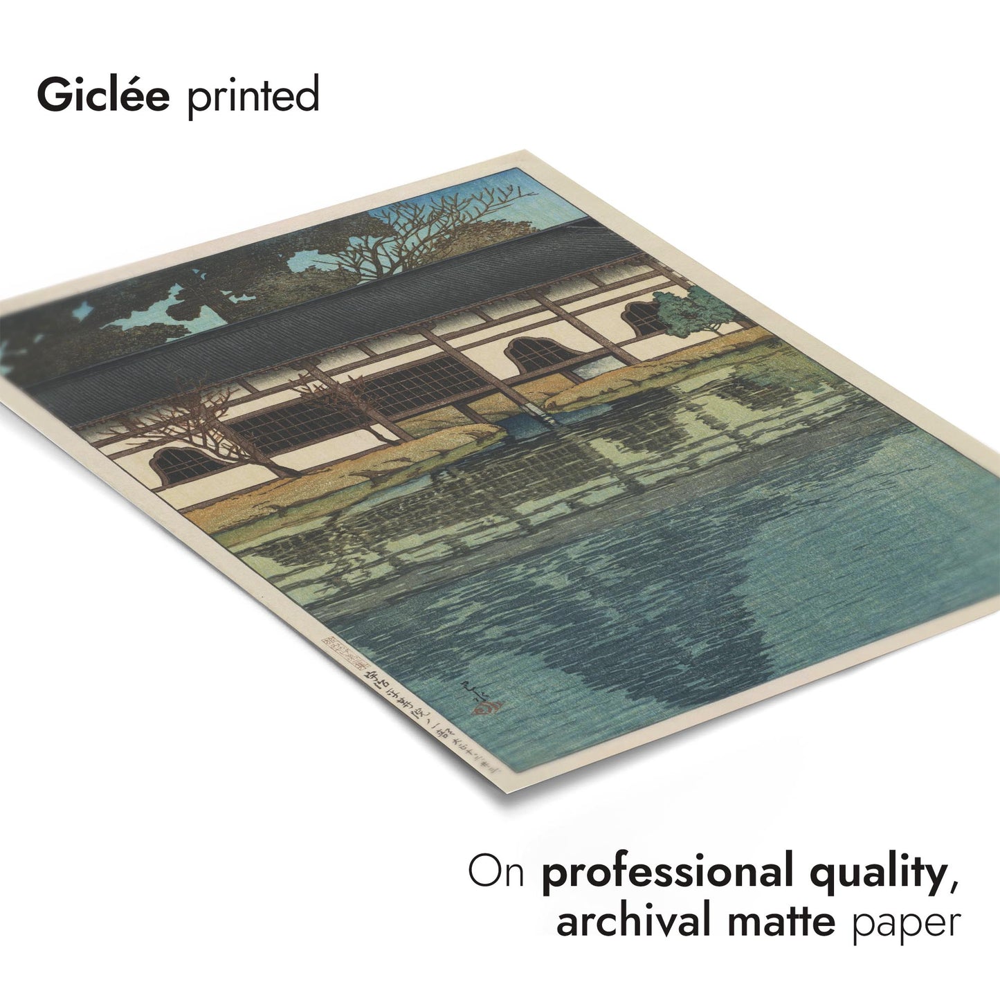 En sektion av Byodo-templet, Uji