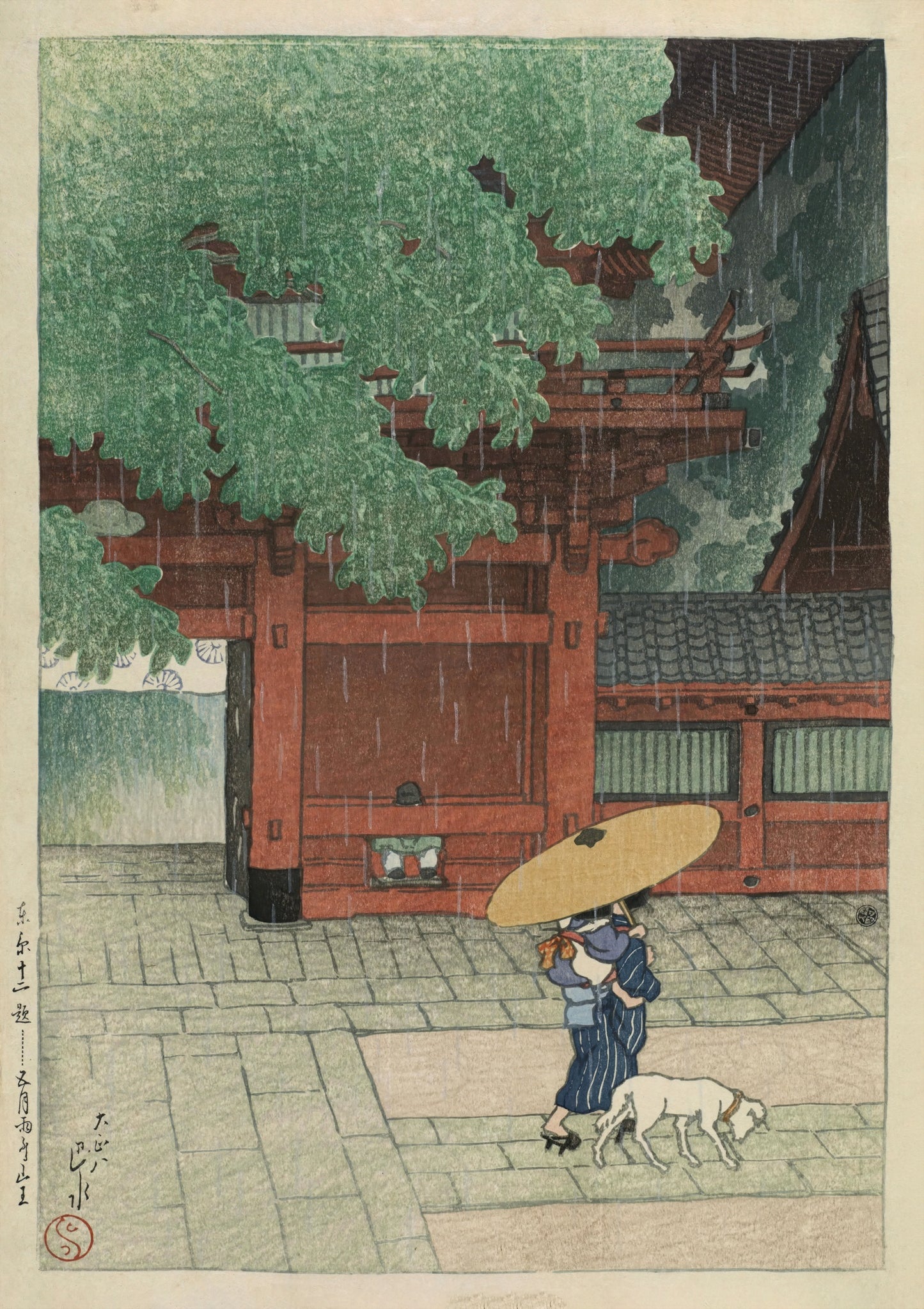 Early Summer Showers at Sanno Shrine