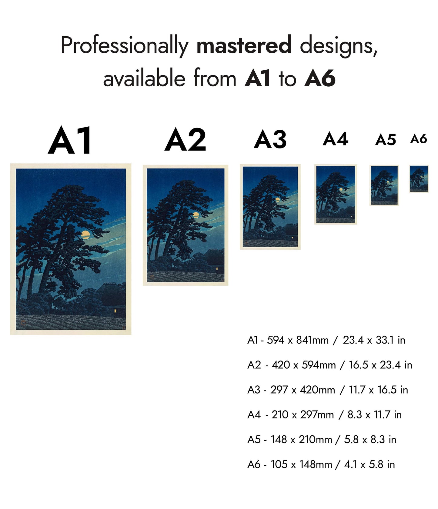 Pleine lune à Nagome (Magome no Tsuki)