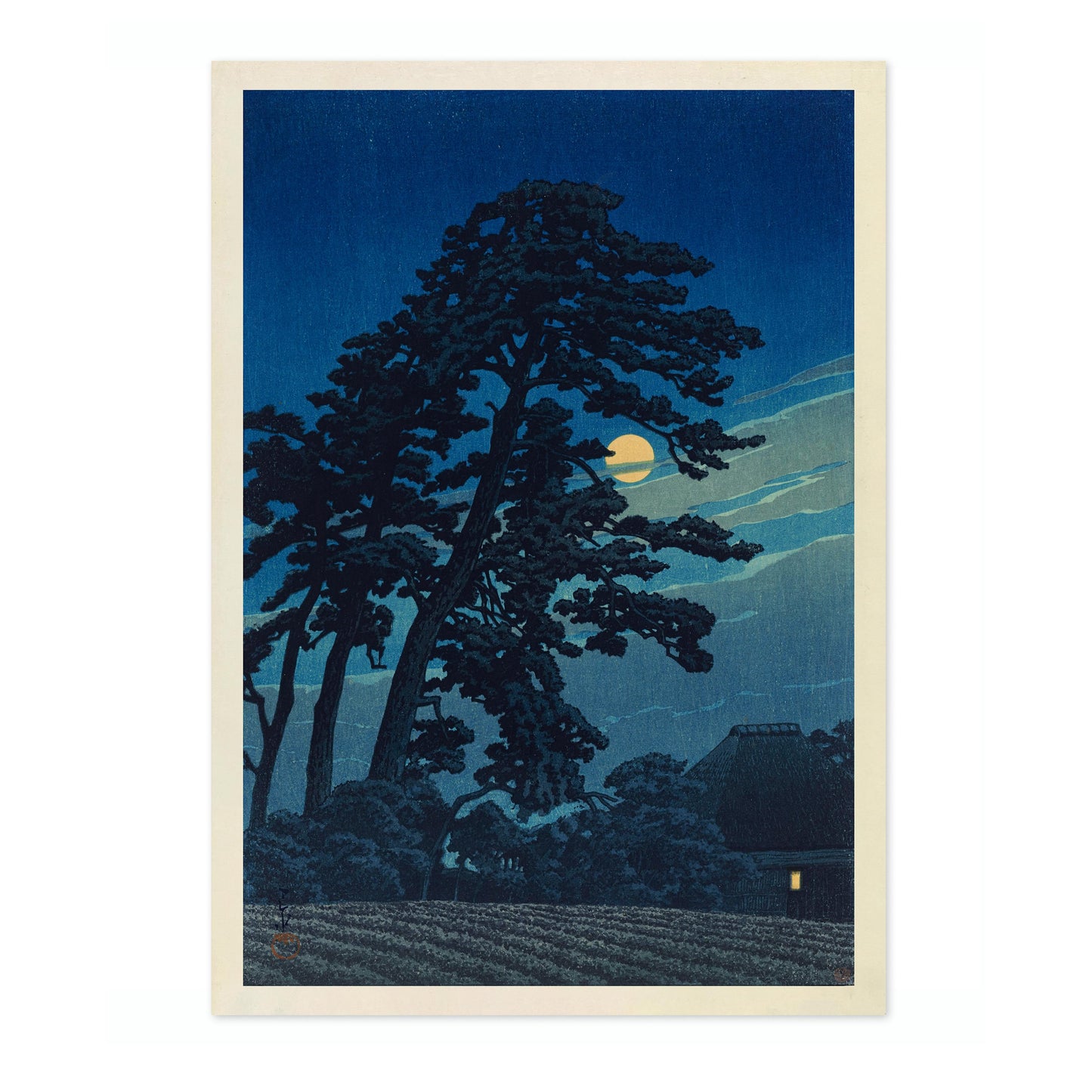 Pleine lune à Nagome (Magome no Tsuki)