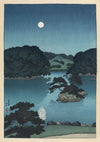 Moonlit Night (Daisensui Pond) print