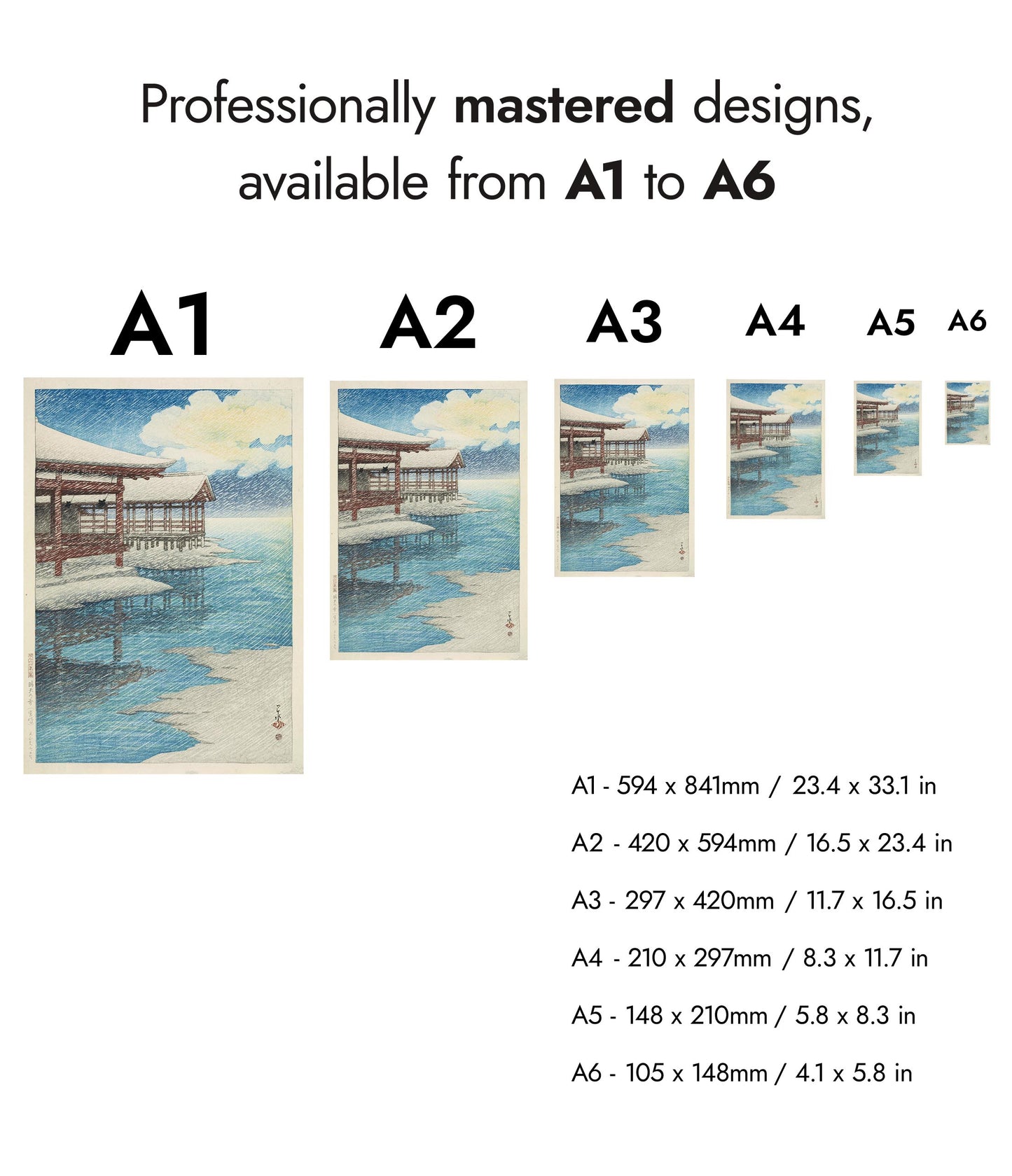 Snow on a Clear Day (Miyajima)