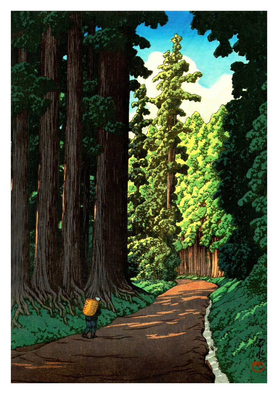 Weg nach Nikko - Print Only frame