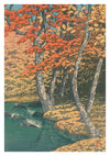 Autumn in Oirase print