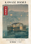 Shuzenji in the Rain Template print