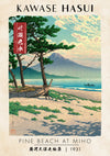Pine Beach at Miho print