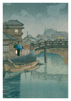 Rain in Shinagawa print