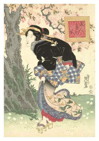 Beauties in a Spring Storm print