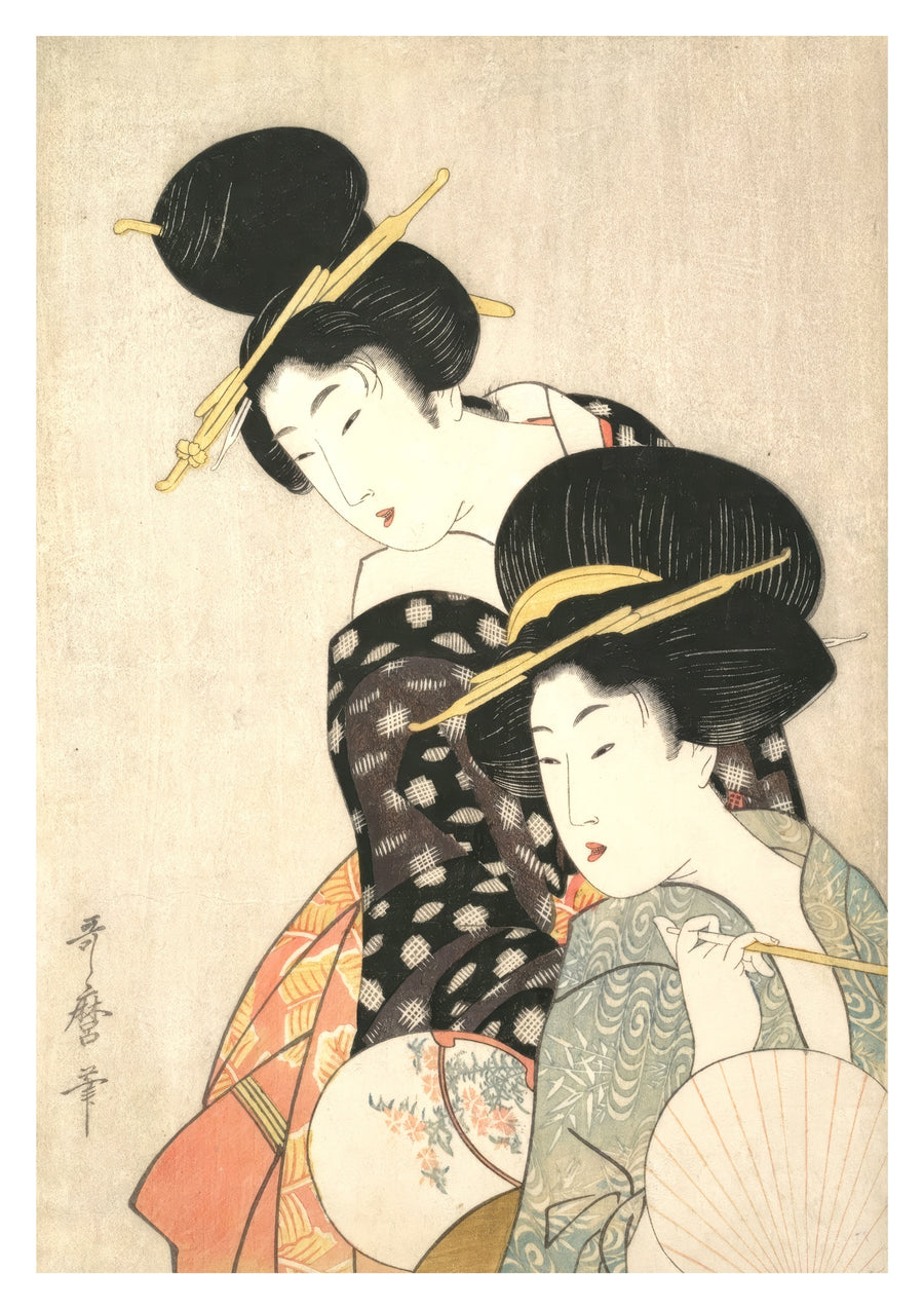 Zwei Frauen - Print Only frame
