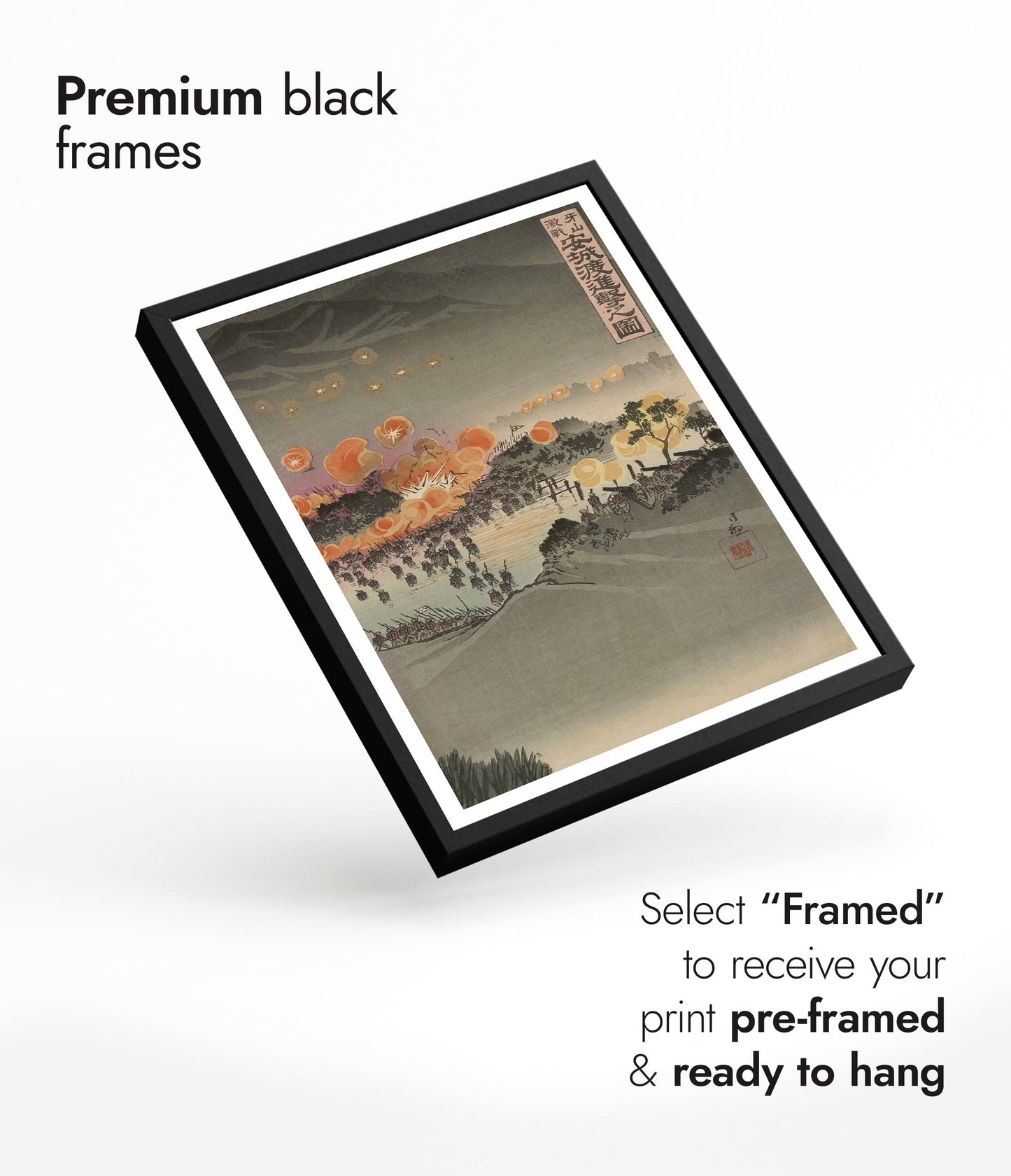 Vild strid vid Gasan, attackerande över Anjo-floden