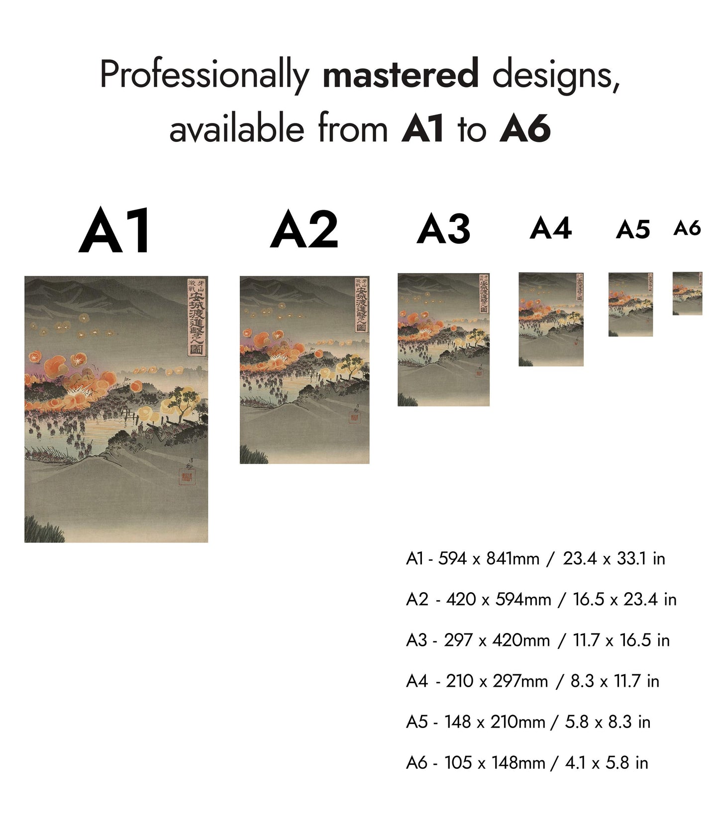 Vild strid vid Gasan, attackerande över Anjo-floden