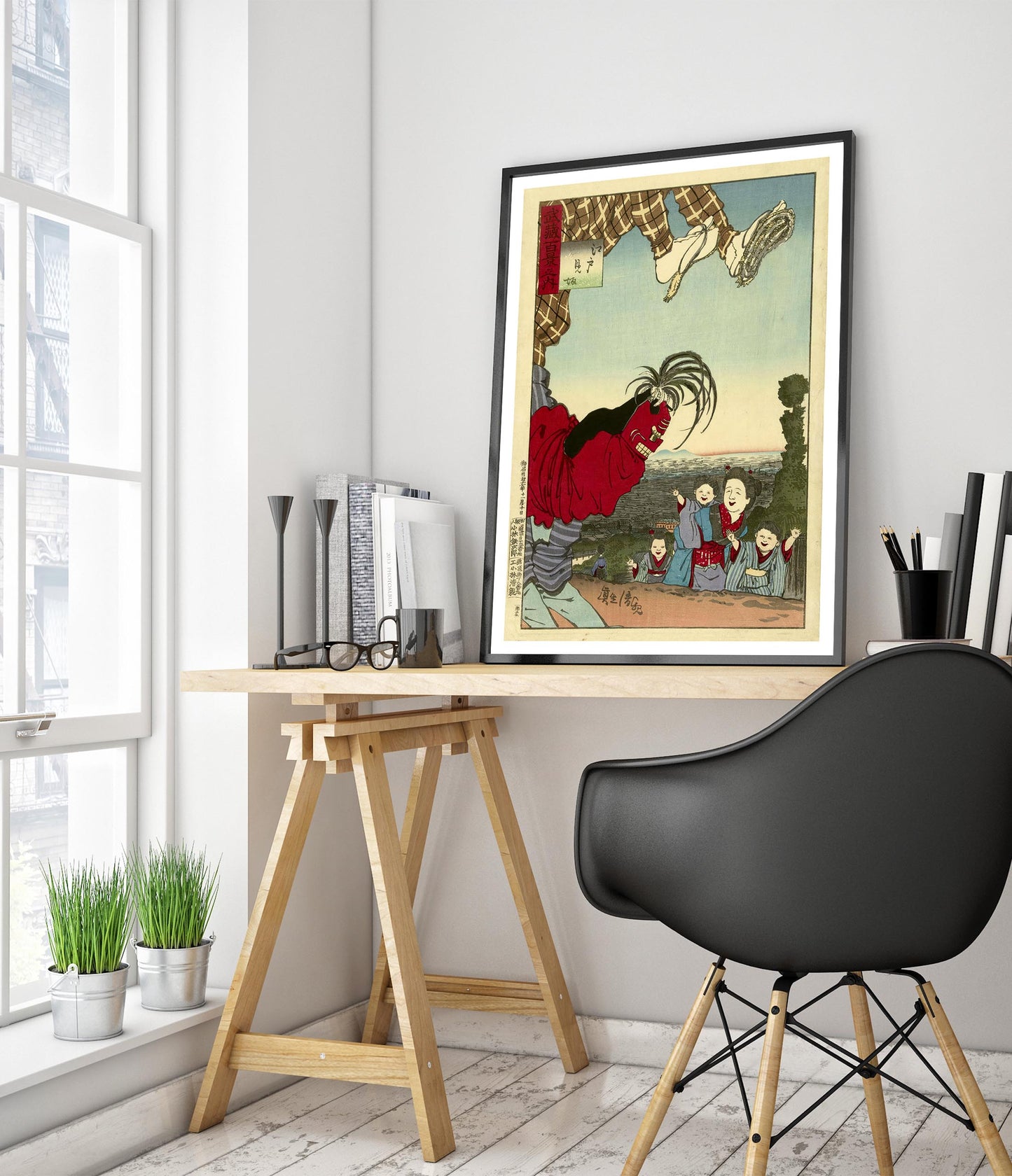 Artiste de rue d'Edo