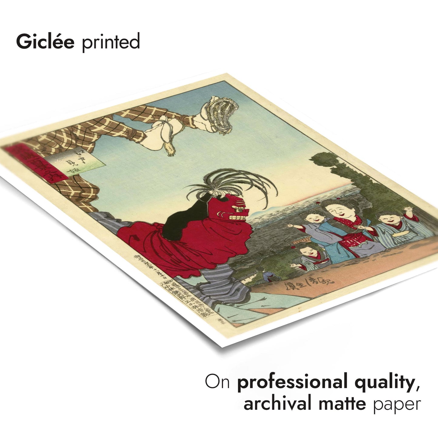 Artiste de rue d'Edo