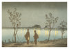 Natt på floden Sumida print