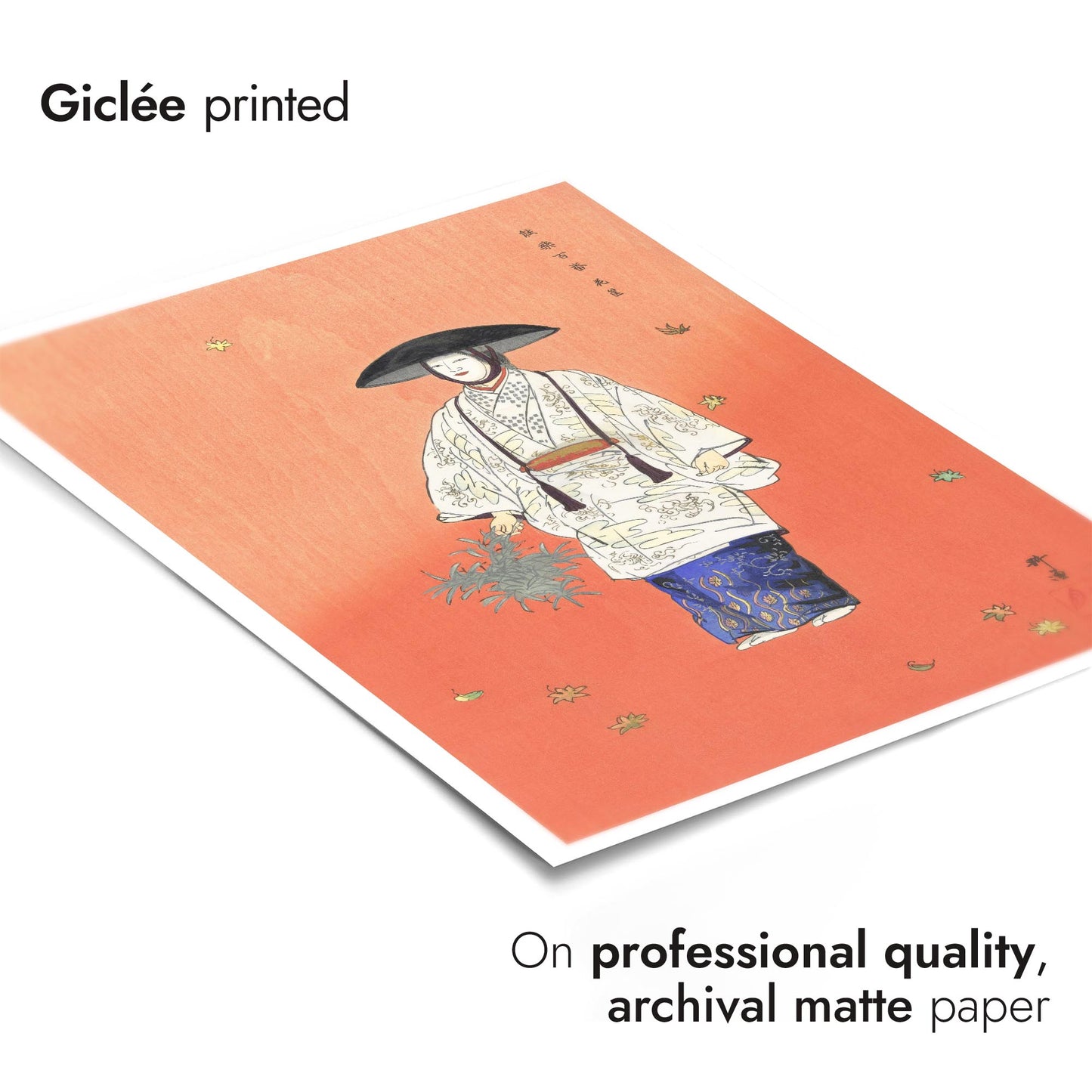 Actor in the Noh Theatre Play Hanagatami