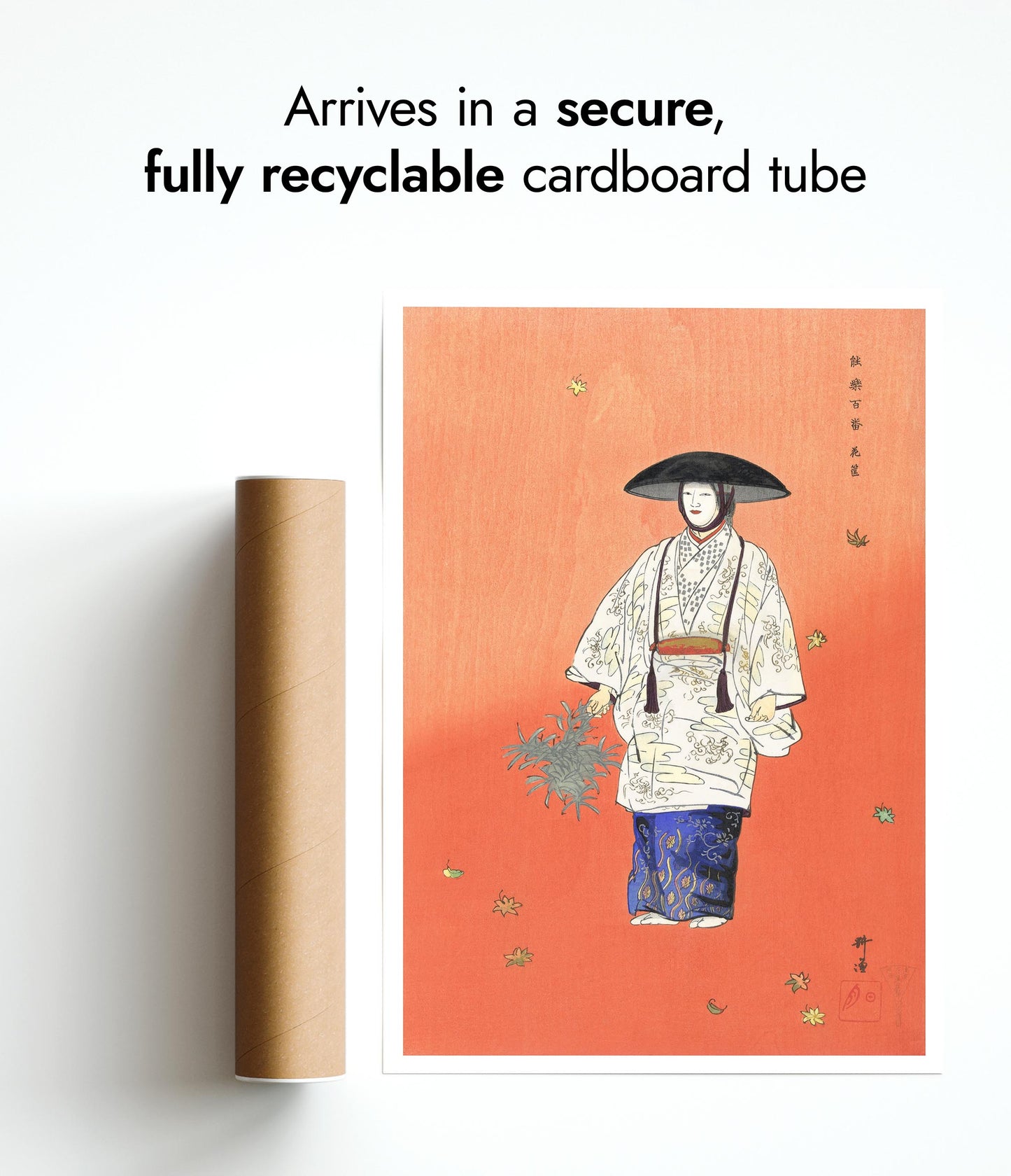 Actor in the Noh Theatre Play Hanagatami