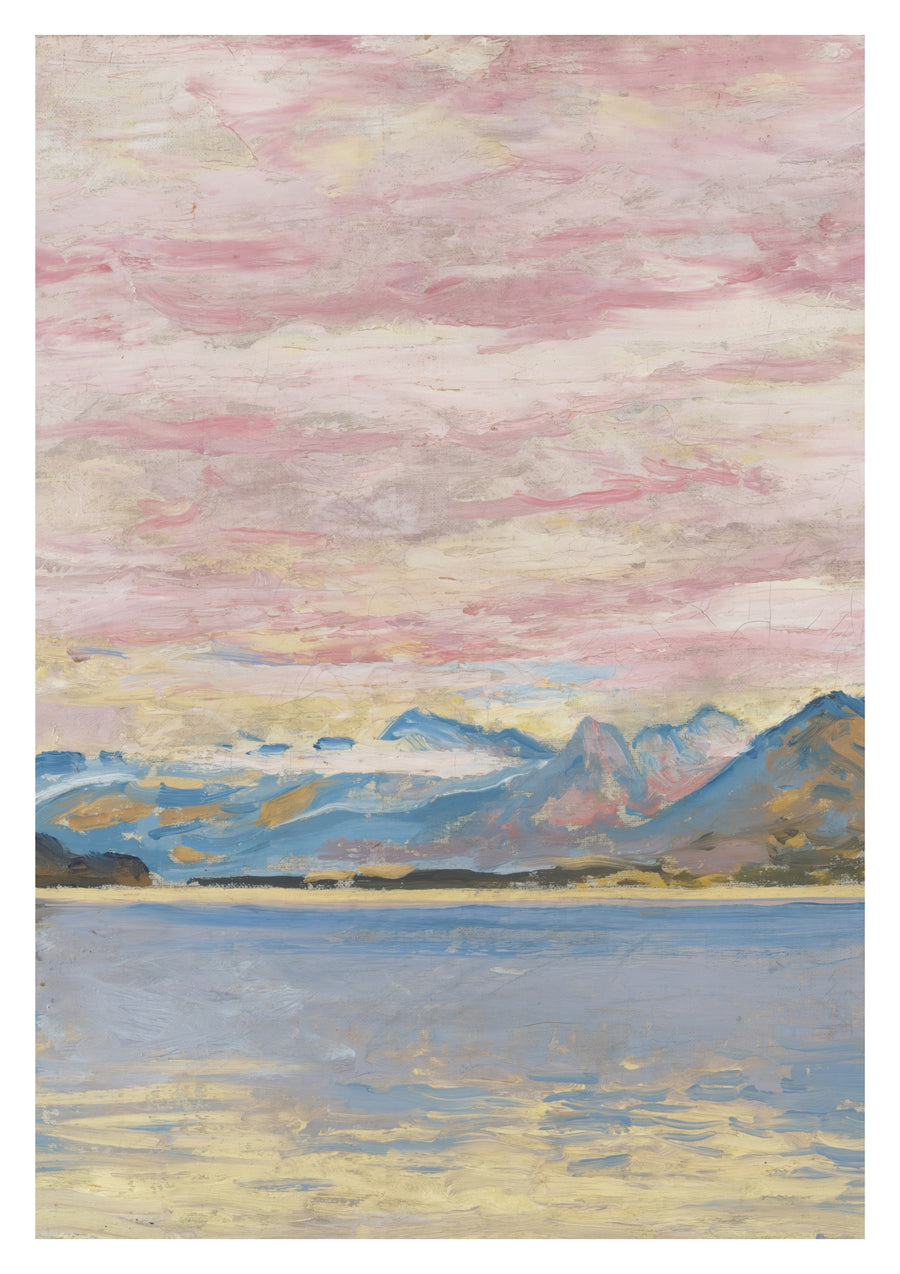Wolfgangstee with Low Horizon - Print Only frame