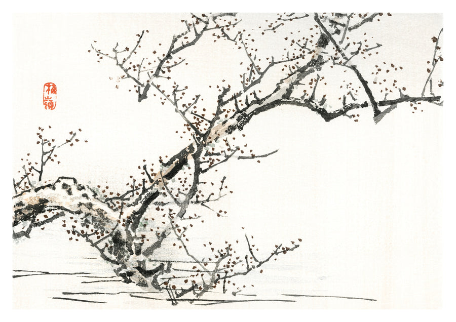 Baum auf dem Wasser - Print Only frame