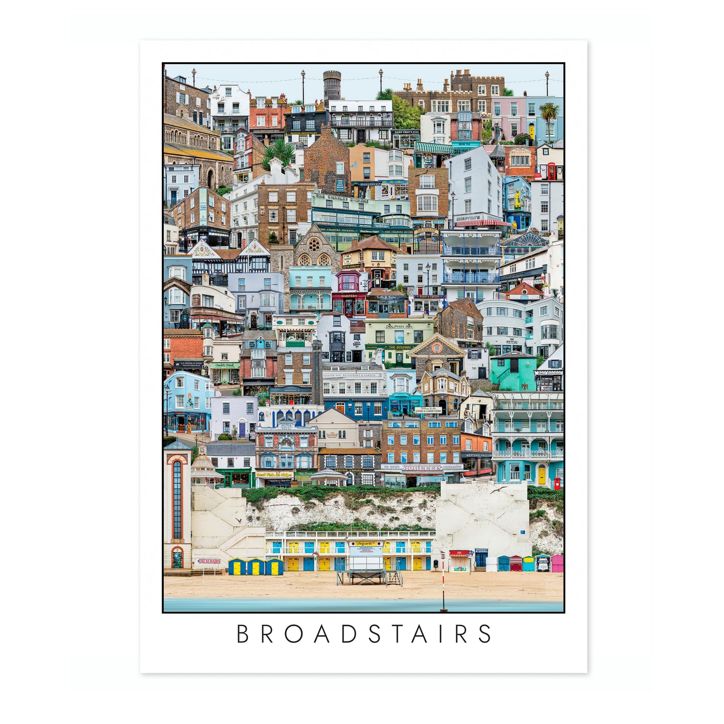 Broadstairs stadssilhuett