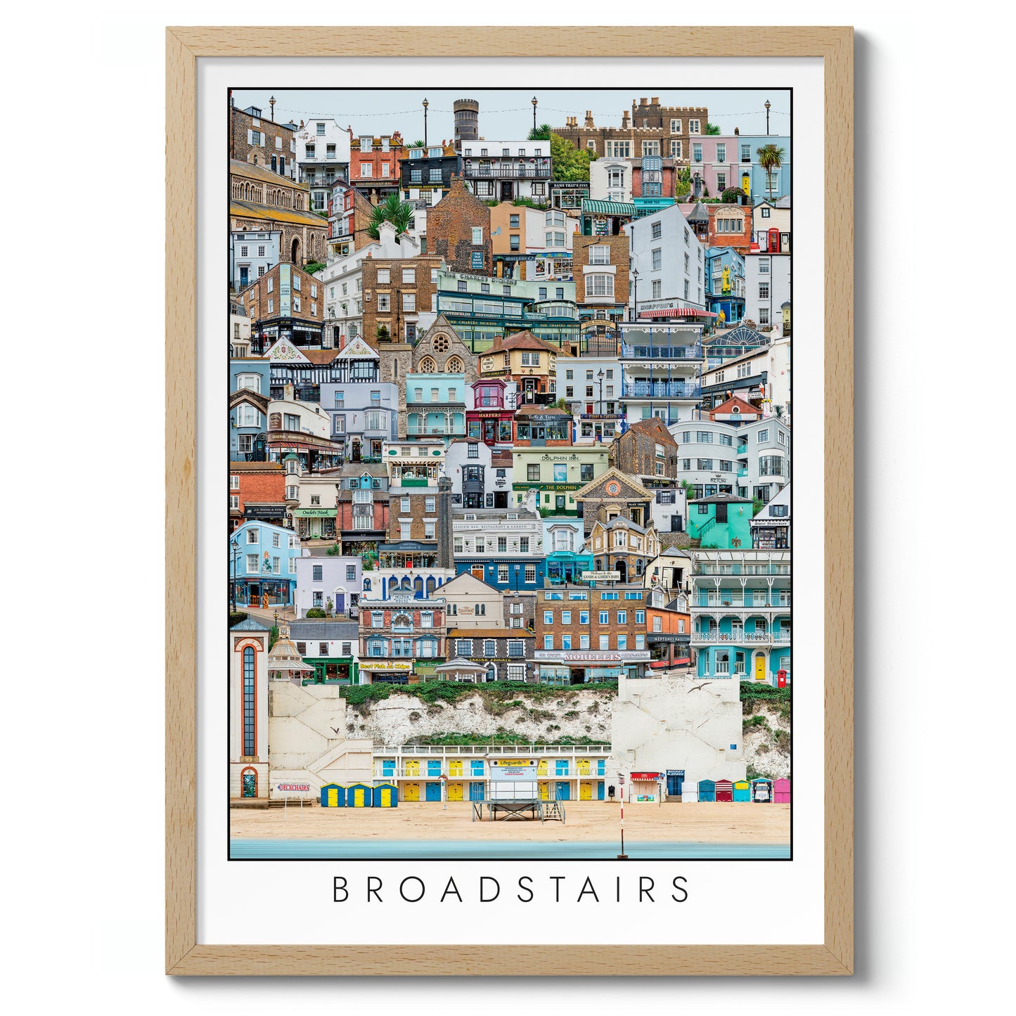 Broadstairs stadssilhuett