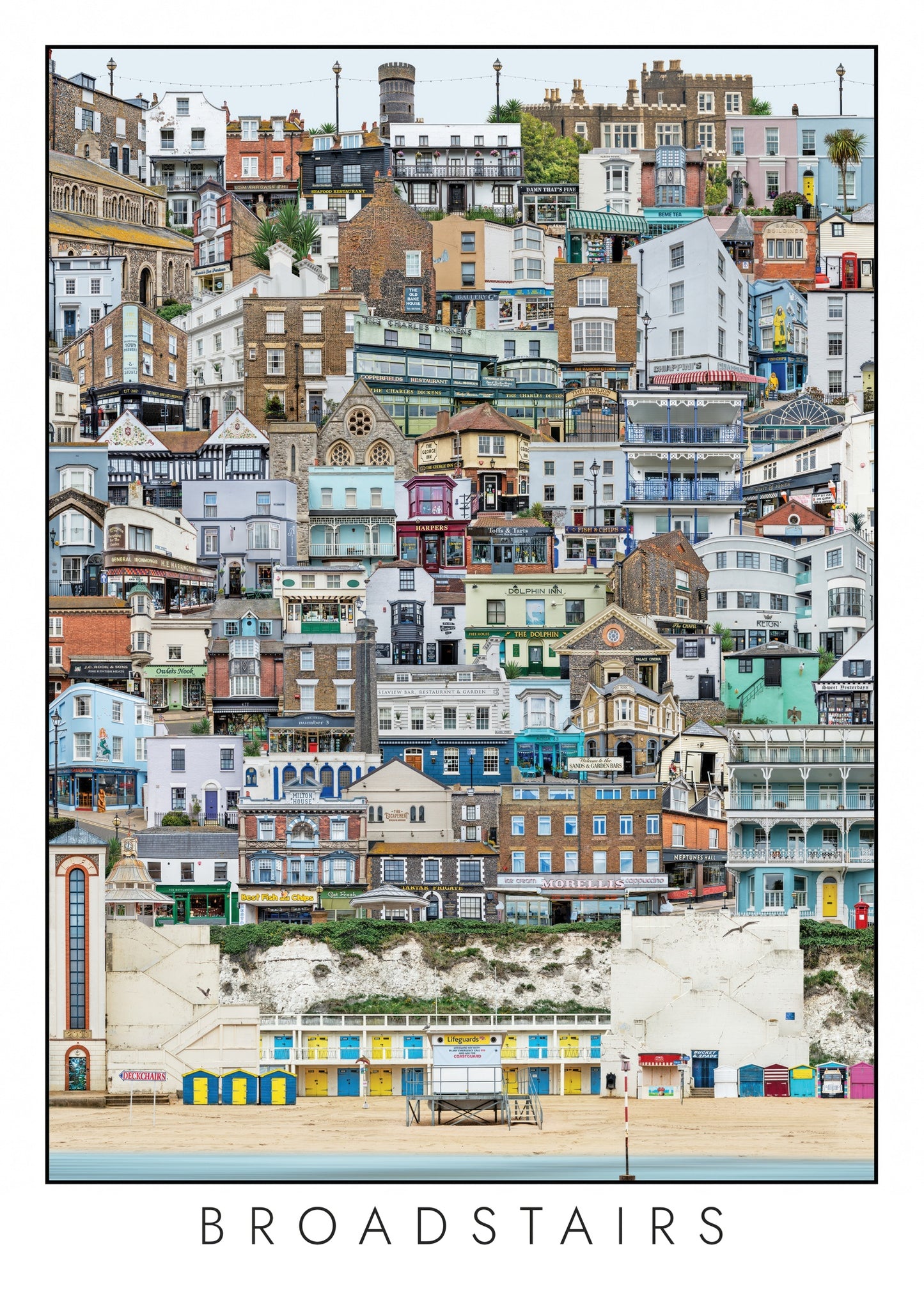 Broadstairs stadssilhuett