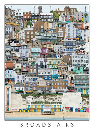 Broadstairs stadssilhuett print