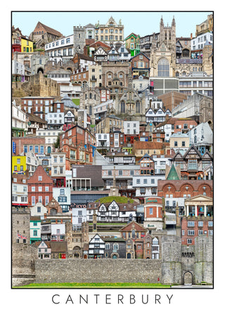 Canterbury Cityscape print