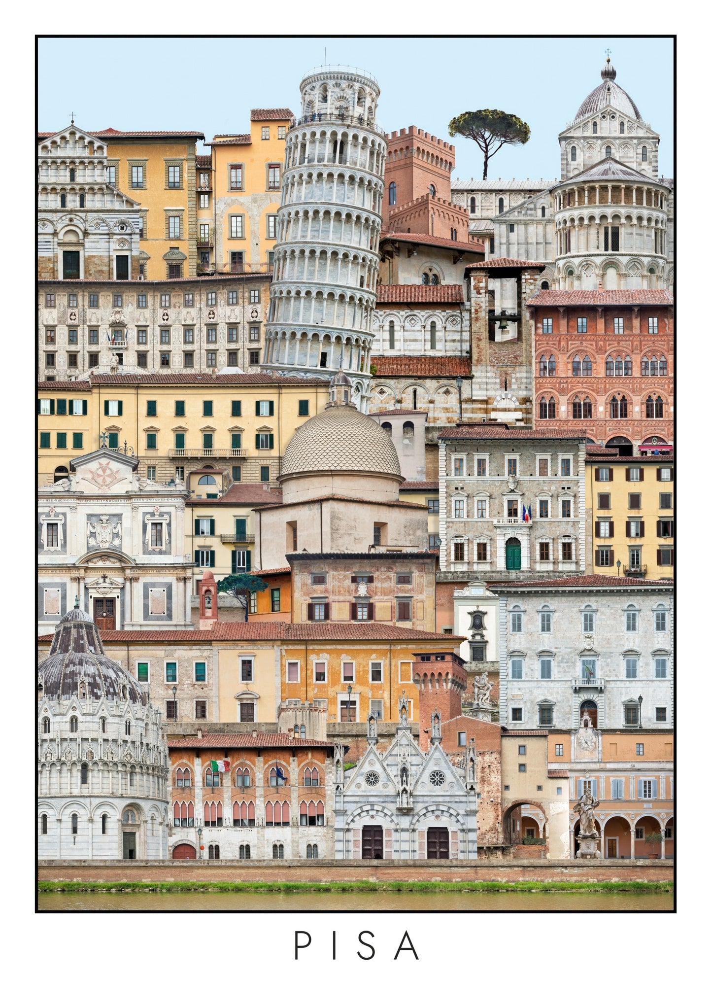 Paysage urbain de Pise