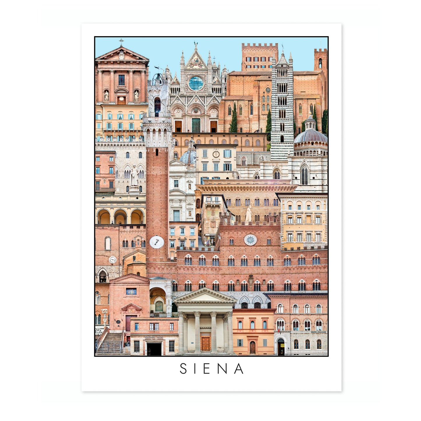 Paysage urbain de Sienne