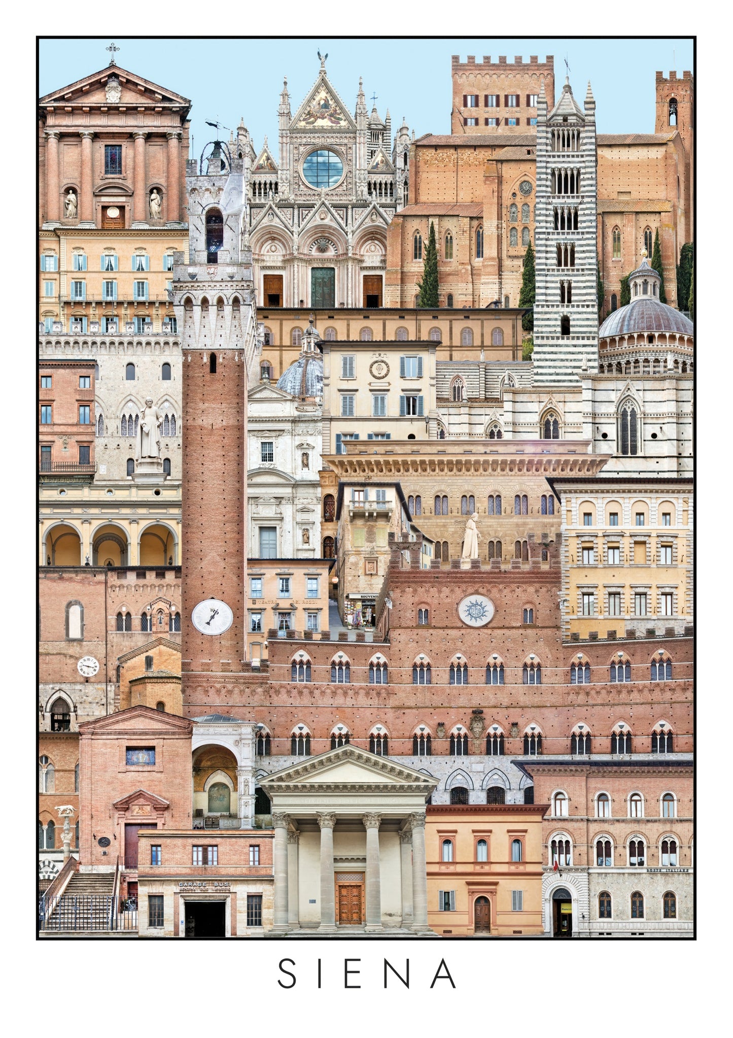 Paysage urbain de Sienne