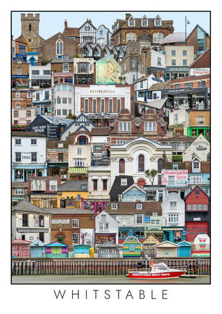 Paysage urbain de Whitstable print