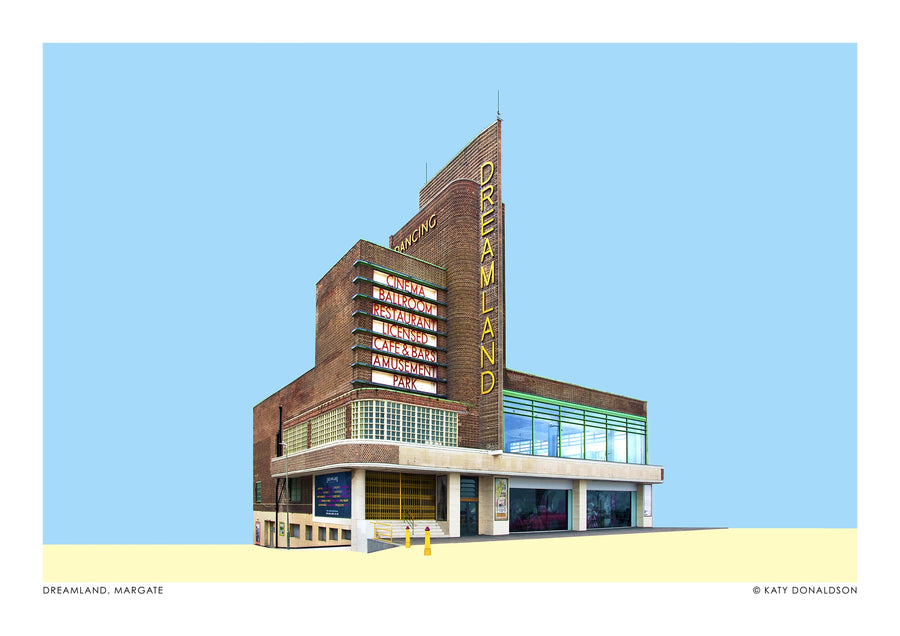 Dreamland, Margate - Print Only frame