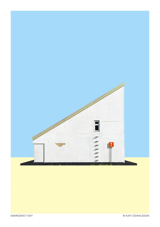 Emergency Exit print