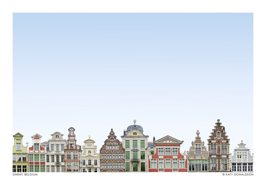 Gent, België - Print Only frame