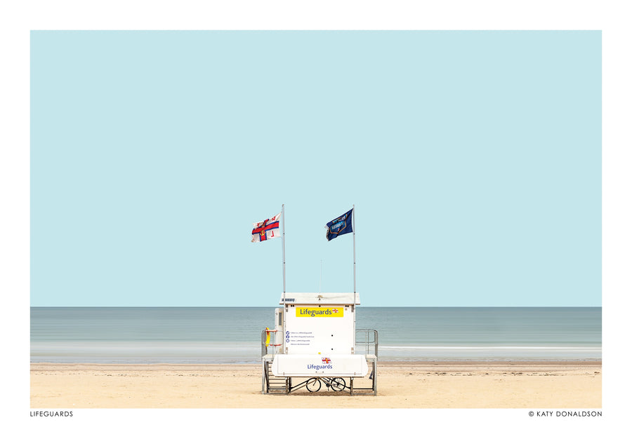 Rettungsschwimmer - Print Only frame
